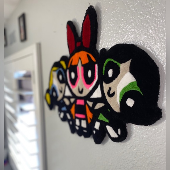 Custom Power Puff Girls Rug - Picture 4 of 4